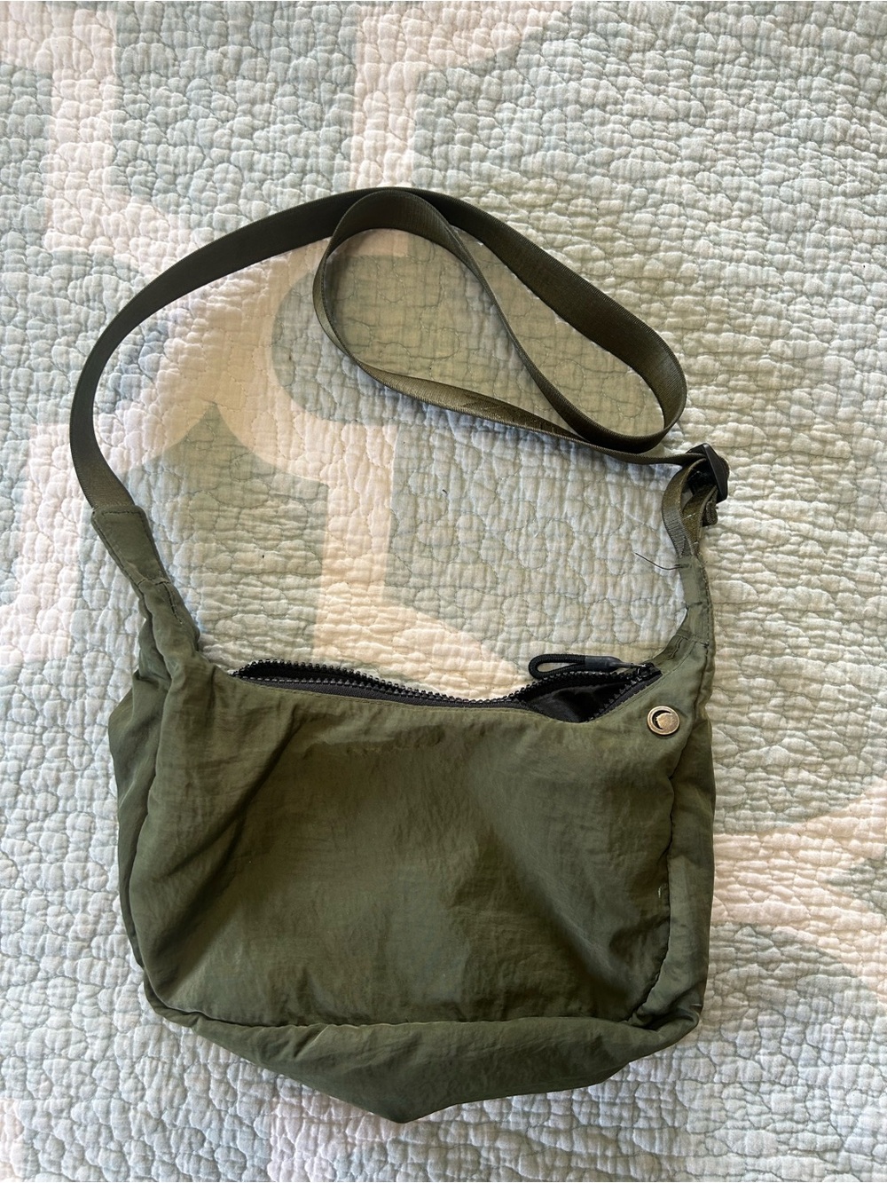 ZYIA active Olive Green Crossbody Shoulder Bag